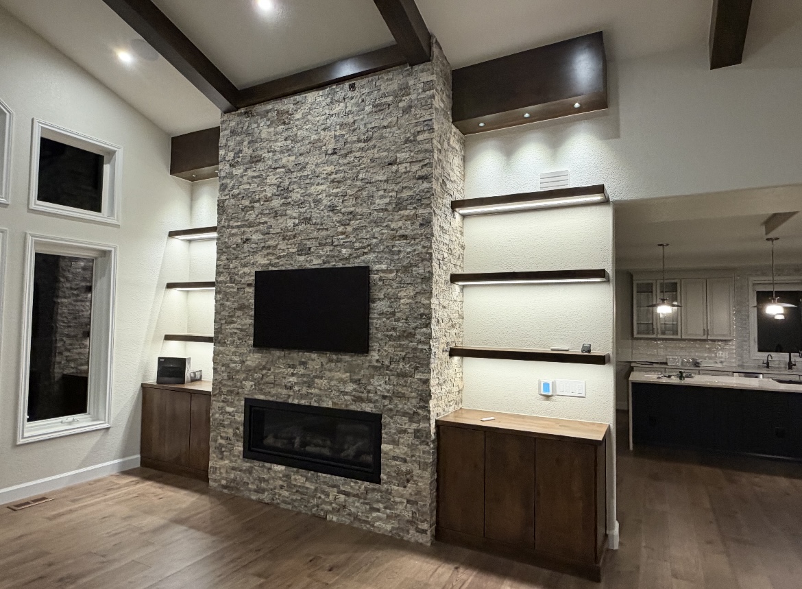 Custom home wiring and lighting by YK Electric Denver